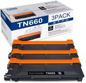 Tronovia 3PK TN660 TN-660 TN630 Toner Cartridge for Brother MFC-L2700DW HL-L2300D Printer