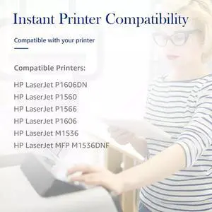 Tronovia 4x For HP 78A CE278A Laserjet Black Toner Cartridge Pro P1606dn M1536dnf Printer