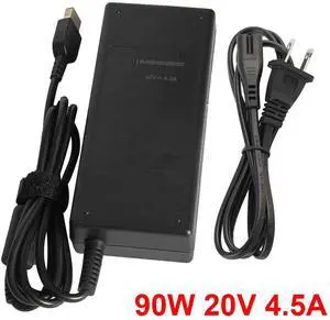 Tronovia 90W Square Slim Tip For Lenovo ThinkPad IdeaPad Yoga Edge Charger Adapter US