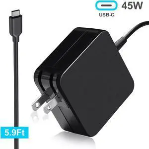 Tronovia 45W Type C Adapter Charger for HP Elite x2 1012 G1 1012 G2 210 G2 Power Supply