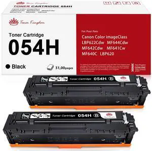 Tronovia 2 Pack Toner Fit For Canon 054H ImageClass MF641cw MF642cdw MF644cdw MF640C