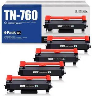 Tronovia 4x TN760 Toner Compatible For Brother MFC-L2730DW 2710DW DCP-L2550DW HL-L2395DW