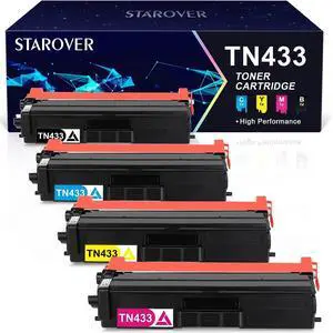 Tronovia 4x TN436 Toner Cartridge compatible for Brother TN433 HL-L8360CDWT MFC-L8900CDW