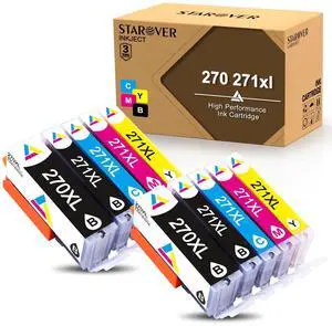 Tronovia 10 Pack Ink for Canon PIXMA PGI-270 XL CLI-271 XL MG6820 TS9020 TS6020 MG7720
