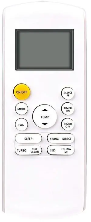 Tronovia Replace Remote Control for OLMO Air Conditioner RG57E1/BGEU1 RG52A2/BGEFU1 RG57A6/BGEFU1