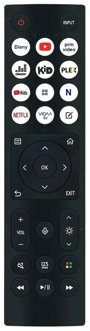 Tronovia Replace Voice Remote Control for Hisense PX2-PRO Laser Cinema Projector ERF3E96H