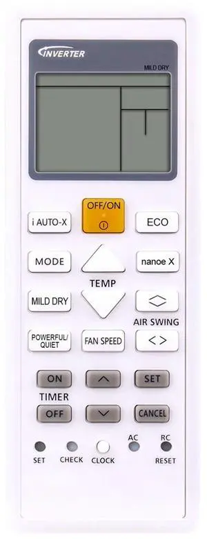 Tronovia Replace Remote Control for Panasonic AC A/C Unit CS-Z35VKR CS-Z42VKR CS-Z50VKR