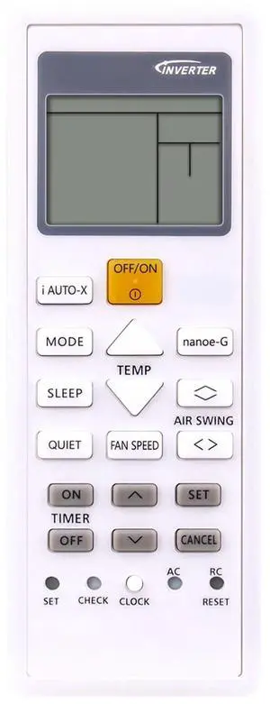 Tronovia Replace Remote Control for Panasonic A/C Unit CS-PN9VKT CS-PN12VKT CS-PN12WKT