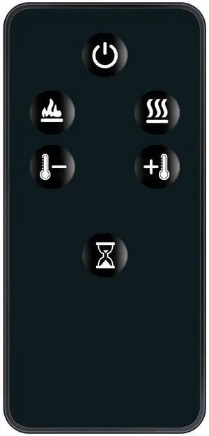 Tronovia Replace Remote Control for Dimplex BACH/ENCHANT X-061256 BCH20E Electric Fireplace