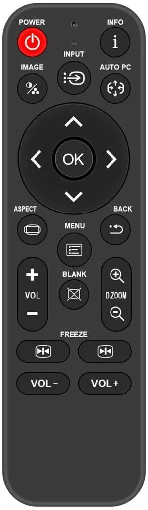 Tronovia Replace Remote Control for Canon Projector LV-7385 LV-7285 LV-7380 RD-439E