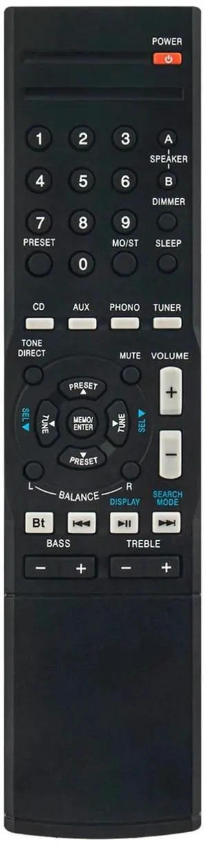 Tronovia Replace Remote Control for Sherwood RX-4208 RX-4508 RX-4209 AM/FM Stereo Receiver RC-157