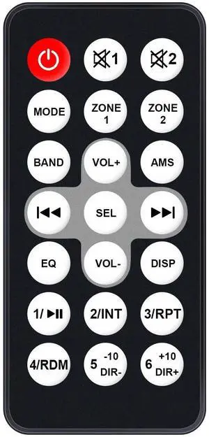 Tronovia Replace Remote Control for iRV 29 iRV29 Mechless Stereo Unit AM/FM Radio Player