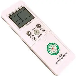 Tronovia Replace Remote Control for LG/AUX/Fujitsu/Hisense/TCL K-1038E Universal AC Remote 1000-in-1