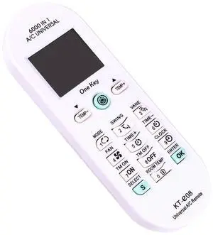 Tronovia Replace Remote Control for All Major Brands of Mini Split AC A/C Unit KT-E08 Universal