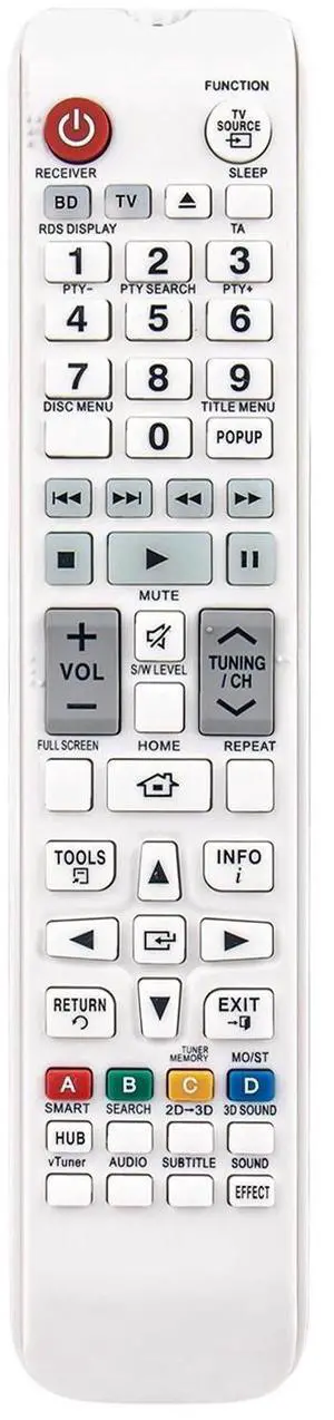 Tronovia Replace Remote Control for Samsung Blu-ray Home Theater System HT-E5500K AH59-02489A
