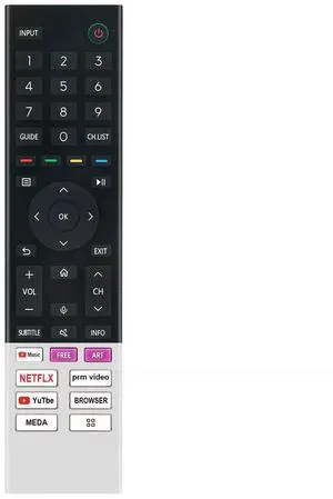 Tronovia Replace Voice Remote Control for Hisense LED LCD 4K UHD Smart TV ERF3I82