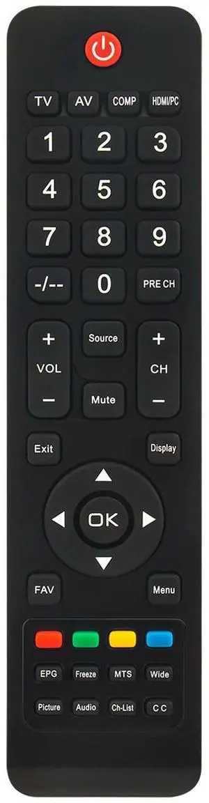 Tronovia Replace Remote Control for NEC TV E323 E324 E423 E424 E463 E464 398GRABD1NENEC