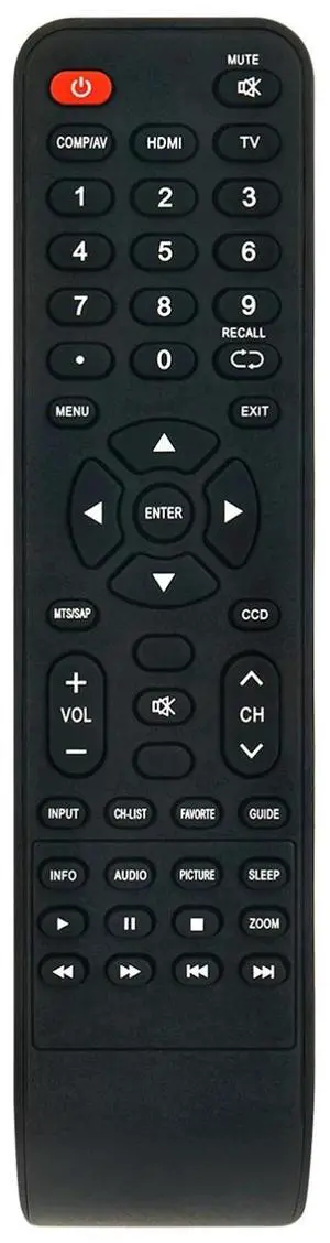 Tronovia Replace Remote Control for Insignia TV NS-22E455C11 NS-19E450WA NS-19E450A11 RC-801-0A