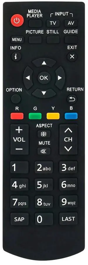 Tronovia Replace Remote Control for Panasonic Viera TV TH42PX75X TH-42PX75X N2QAYB000931