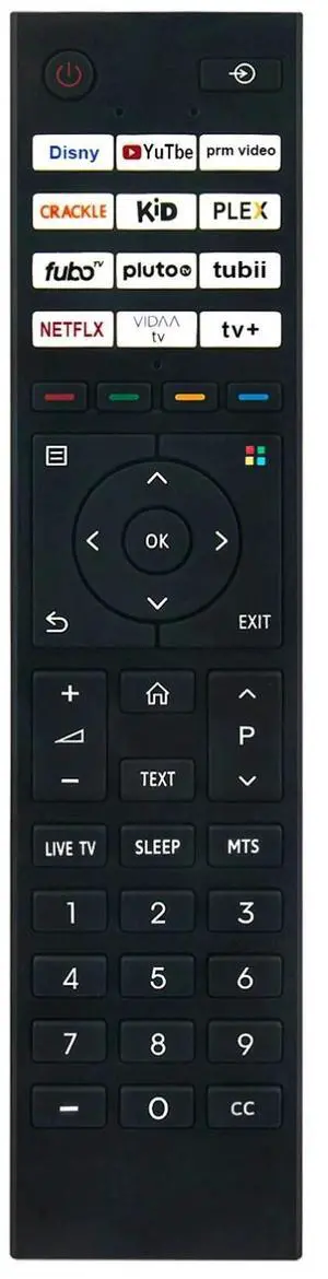 Tronovia Replace Remote Control for Toshiba V35 Series LED Full HD Smart VIDAA TV 32V35MU CT95079