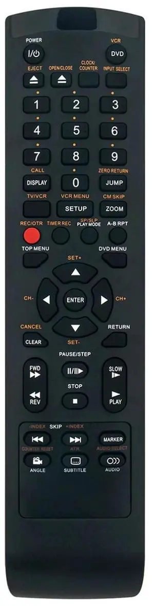 Tronovia Replace Remote Control for Toshiba DVD VCR Combo SD-KV550SU SD-KV550 SE-R0220