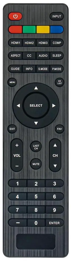Tronovia Replace Remote Control for Hitachi TV 50Z6 58C61 49C61 43C61 C58M6 40C301 504Q4836101