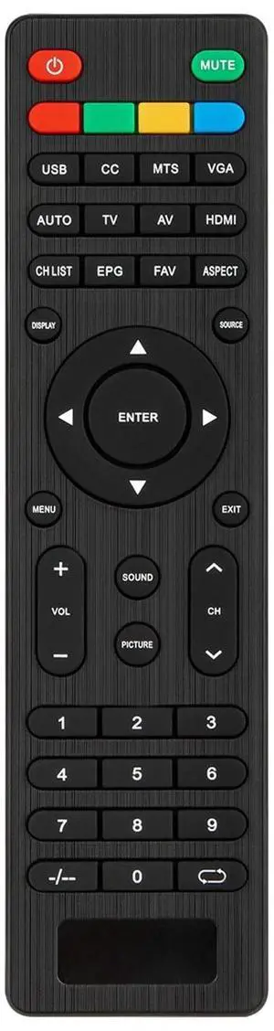 Tronovia Replace Remote Control for Quasar TV LED LCD HDTV Television RC725Q RC725Q