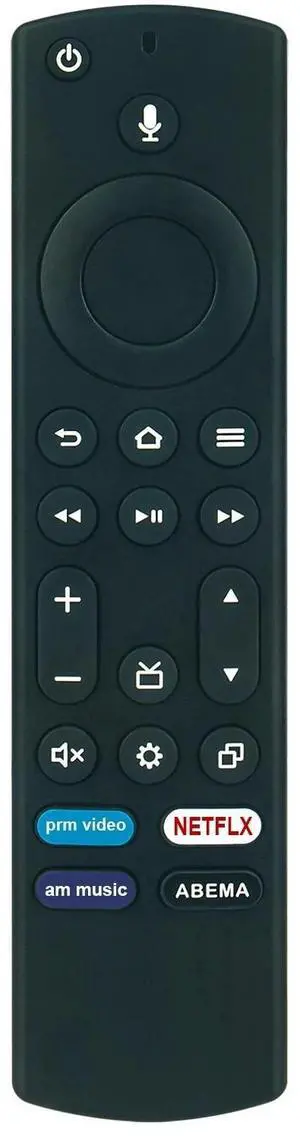 Tronovia Replace Voice Remote Control for Toshiba Insignia Smart TV 40C350KU 43C350KU Universal