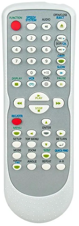 Tronovia Replace Remote Control for Sylvania Funai DVD VCR SRDD495 DVC840F MJ840G EDVC860F NB126