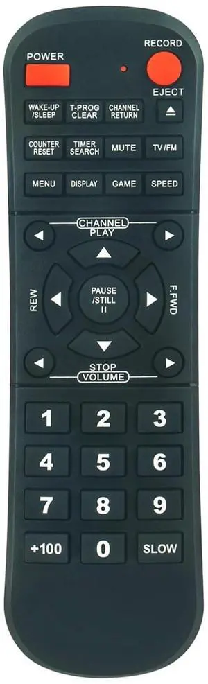 Tronovia Replace Remote Control for Sylvania TV VCR Combo SRC2419 SRC2213W NE138UD