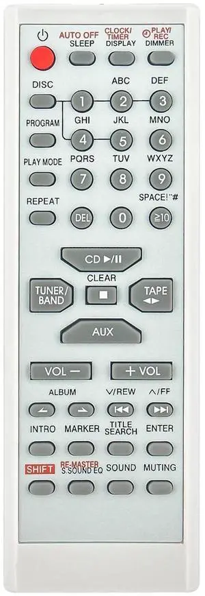 Tronovia Replace Remote Control for Panasonic SC-PM28 SC-PM19 SB-PM28 CD Stereo System EUR7711060