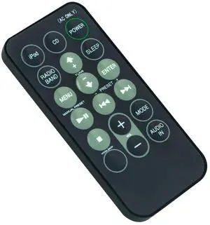 Tronovia Replace Remote Control for Sony ZS-S3iPN ZS-S3iP Personal Audio System RMT-CS3iP