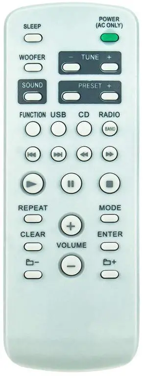 Tronovia Replace Remote Control for Sony CFD-RG880CP Radio Cassette CD Player RMT-CG880A
