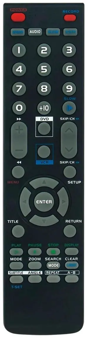 Tronovia Replace Remote Control for Symphonic WF803 WF802 CWF803 SD7S3 DVD VCR Combo NA270