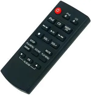 Tronovia Replace Remote Control for Panasonic SC-HC57 SC-HC37 SC-HC37DB Audio System N2QAYC000057