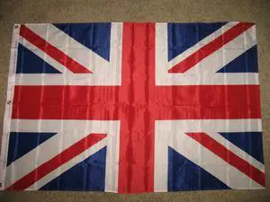 TRONOVIA 4x6 ft British Union Jack United Kingdom (UK Great Britain) Country Flag Banner