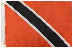 TRONOVIA Trinidad & Tobago Country 100D Woven Poly Nylon 12x18 12"x18" Flag Grommets