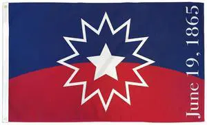 TRONOVIA 3X5 Juneteenth June 19, 1865 Premium Quality 3'x5' Polyester Flag Banner 100D