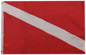 TRONOVIA DIVER DOWN diving Flag new 2x3 ft superior quality fade resistant usa seller