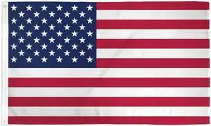 TRONOVIA BIG US Flag 4x6 ft Polyester with Metal Grommets USA American America Stars 100D