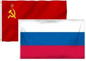 TRONOVIA 2x3 2'x3' Wholesale Combo USSR Soviet Union & Russia Russian Flag Banner