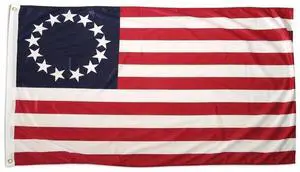 TRONOVIA 4x6 ft American Betsy Ross FLAG 4 x 6 Super Polyester indoor/outdoor banner