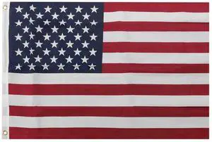 TRONOVIA 2x3 American USA 50 Star 2'x3' Decorative Premium Quality Polyester Flag Banner