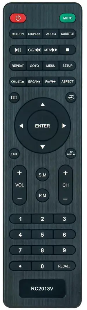 Tronovia Replace Remote Control for Viore LED19VH55D LED26VF55D LCD LED TV