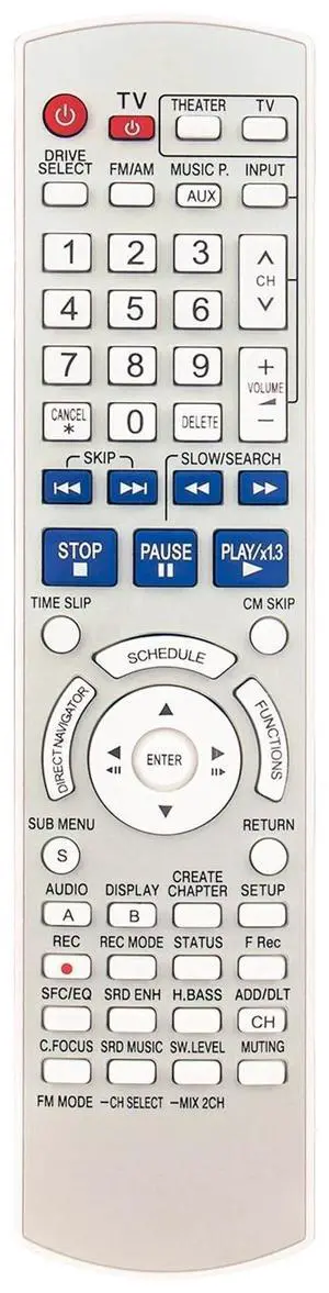 Tronovia Replace Remote Control for Panasonic DVD Home Theater System SC-RT50 SA-RT50