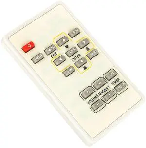 Tronovia Replace Remote Control for Mitsubishi/Hitachi Projector GX-565 MP615 DRM300