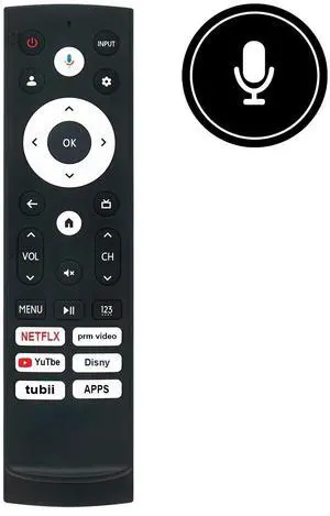 Tronovia Replace Remote Control for Hisense 4K Smart Google TV 55U8K 65U8K 75U8K