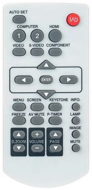 Tronovia Replace Remote Control for Panasonic Projector N2QAYB000305 PT-LB51S PT-LB51SU PT-FW430