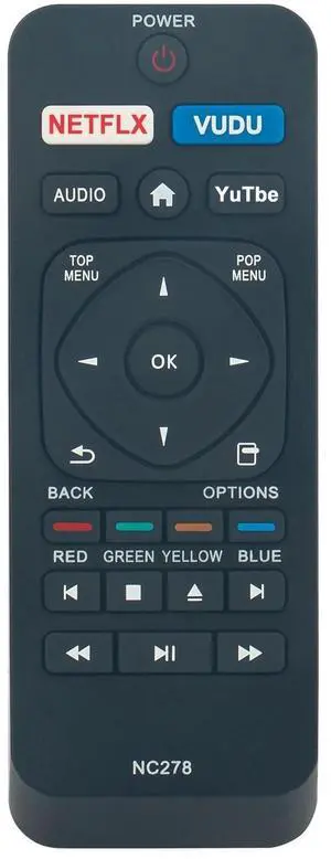 Tronovia Replace Remote Control for Philips Blu-ray Player BDP2501/F7 BDP2501
