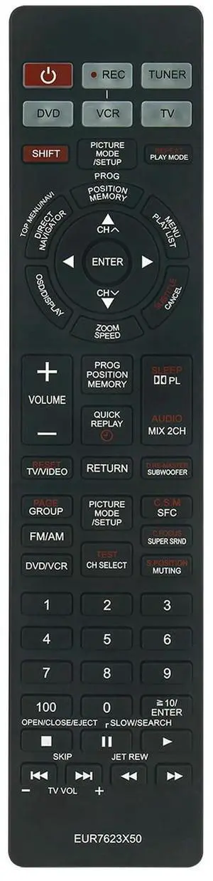 Tronovia Replace Remote Control for Panasonic DVD/VCR Sound SC-HT800 SC-HT810 SC-HT790